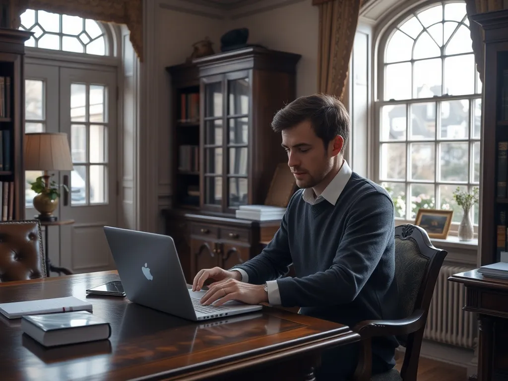 Stack of books and notepad